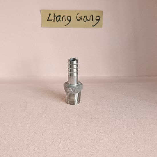 Nipplo per tubo esagonale con vite filettata per raccordo per tubo in acciaio inossidabile di alta qualità di fabbrica